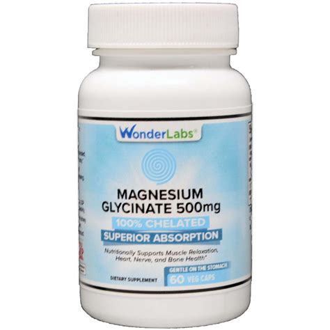 High Potency Magnesium Glycinate 500mg