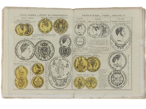 Tableau Des Monnaies D Or Et D Argent Des Principaux Etats Du Monde