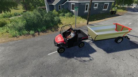 Atv Trailer V14 Fs19 Mod