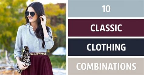 Here are the perfect clothing color combinations 2019