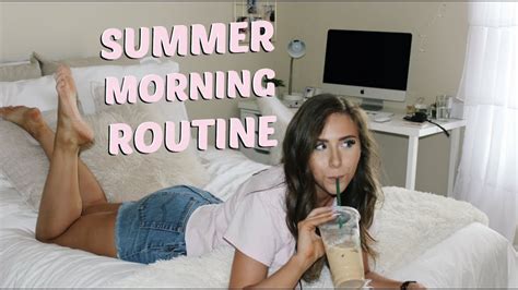 Productive Summer Morning Routine Vlog Style Youtube