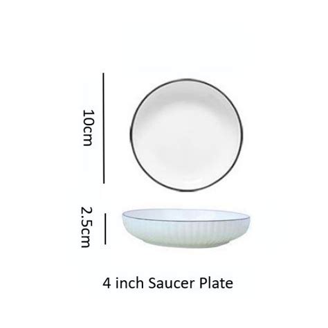 Yohin Japanese Style Nordic Ceramic Dinnerware Dining Set Bowl Plate