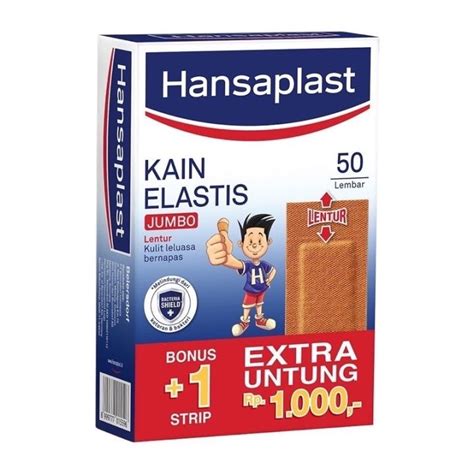 Hansaplast Kain Elastis Jumbo Isi 50 Lembar Lazada Indonesia