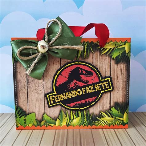 Jurassic Park Party Favors Boxes Personalized Dinosaur - Etsy