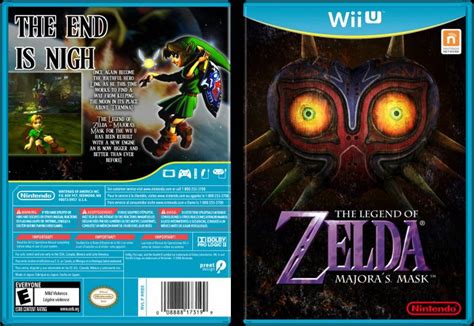 Majoras Mask Cover The Legend Of Zelda Majoras Mask Wii U Box Art