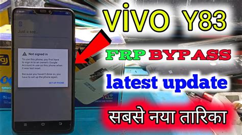 Vivo Y83 Frp Bypass Kaise Kare Vivo Y83 Frp Bypass New Trick Vivo