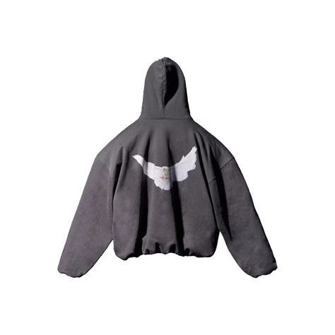 Yeezy X Gap X Balenciaga Dove Hoodie Black Shezamme