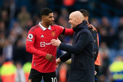 Erik Ten Hag Makes Marcus Rashford Claim As Antony Sends Manchester