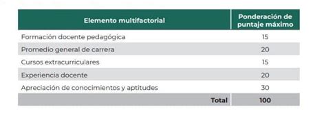 Cuál es el elemento multifactorial que mayor puntaje equivale en el