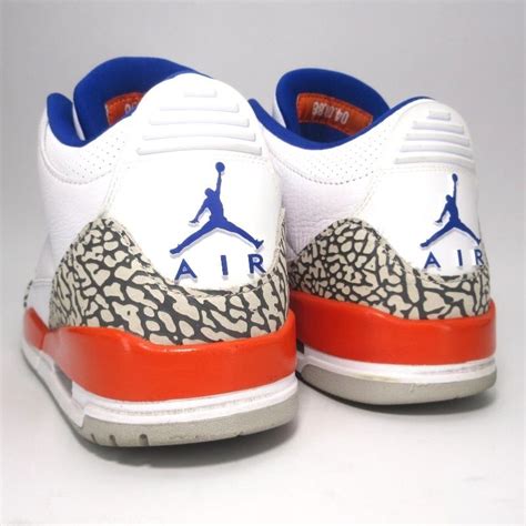 NIKE ナイキ 26 5cm AIR JORDAN 3 RETRO KNICKS RIVALS 136064 148 ニックス WHITE