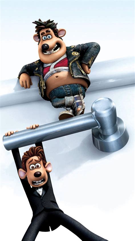 Download Flushed Away Roddy Hanging Wallpaper