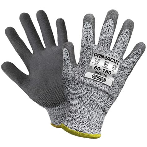 Primacut Pu Palm Coated Hppe Glove Cut Level Ansi A Romical