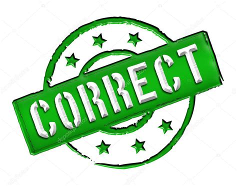 correct stamp stock photo image   ultrakreativ