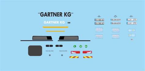 Gartner MAN TGX Gartner KG Truckdecals