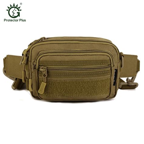 Protector Plus Military Men Waist Bags Nylon Waterproof Waist Bag Men