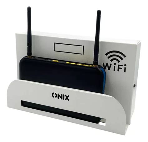 Suporte Organizador Para Roteador E Modem Onix Branco MercadoLivre