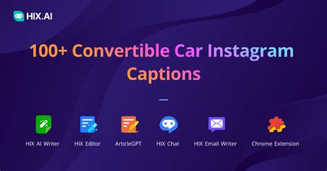 100+ Convertible Car Instagram Captions + Free AI Caption Generator ...