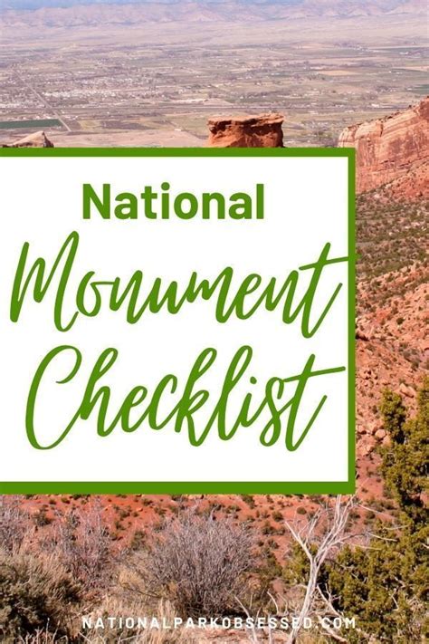 Printable List Of National Monuments