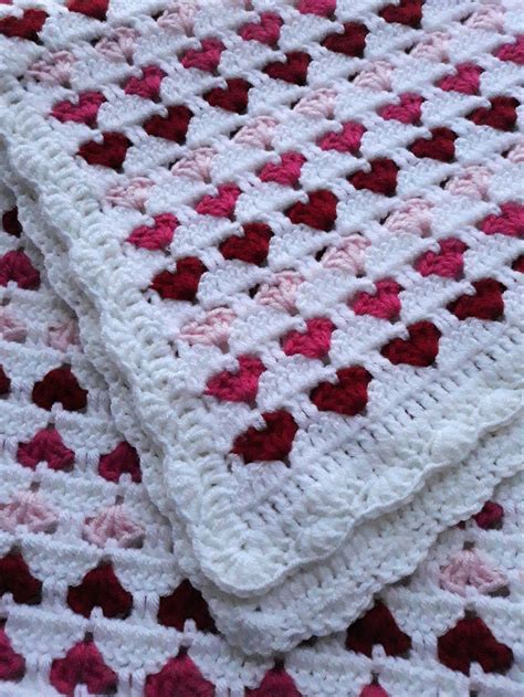 Coperta Per Bambini All Uncinetto Rosa Rosa In Vendita Etsy