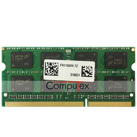 Crucial 8GB 16GB 32GB PC3-12800 DDR3L-1600 204pin CL11 1.35V Sodimm ...