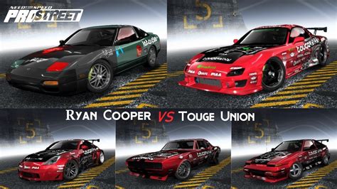 Ryan Cooper Vs Touge Union Drift Comparison NFS ProStreet YouTube