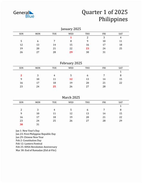 Calendar 2025 Philippines Printable Ines Abagail