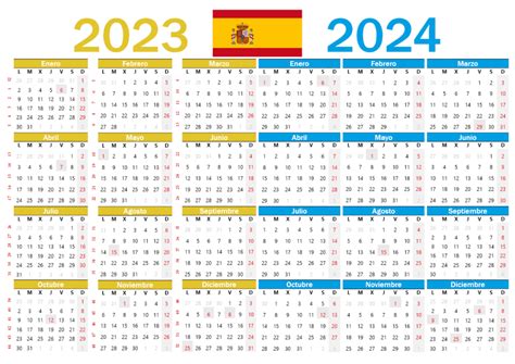 Calendario 2023 España Con Días Festivos Para Imprimir