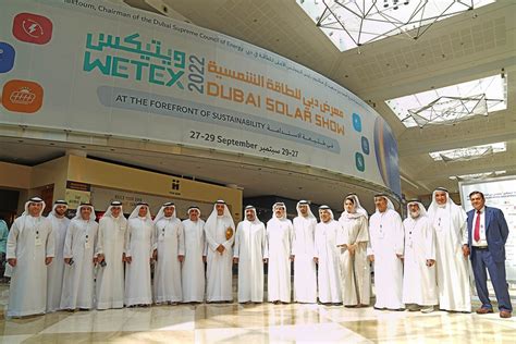 Sheikh Ahmed Bin Saeed Al Maktoum Inaugurates 24th Wetex Dubai Solar Show Economy Middle East