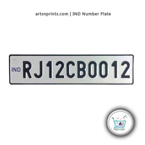 HSRP Number Plate, For Car Bumper at Rs 1200/piece in Bengaluru | ID: 18727061933