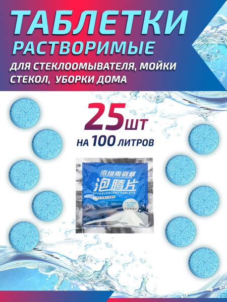 Концентрат жидкости стеклоомывателя 25 шт - 100 л - купить с доставкой ...