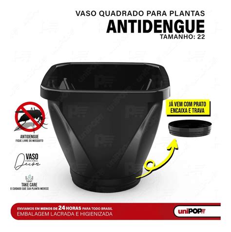 Vaso Funcional Anti dengue 4 6 litros Armazém das Mudas