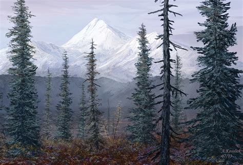 alaska boreal forest attempt1 by andrekosslick on DeviantArt