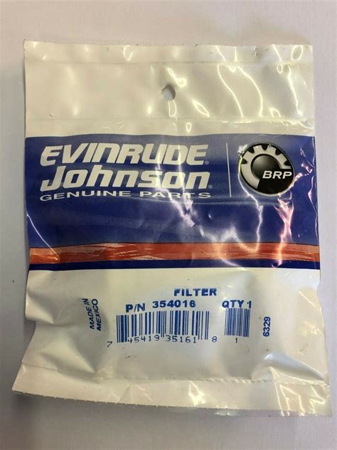 Evinrude Johnson Omc Brp Outboard E Tec Fuel Filter Pn 354016 Lincolnshire Marine Services