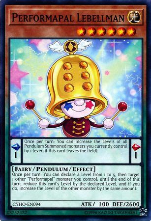 Performapal Lebellman CYHO EN094 Common Unlimited Imperium TCG