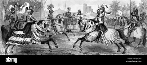 Jousting tournaments medieval tournaments jousting hi-res stock ...