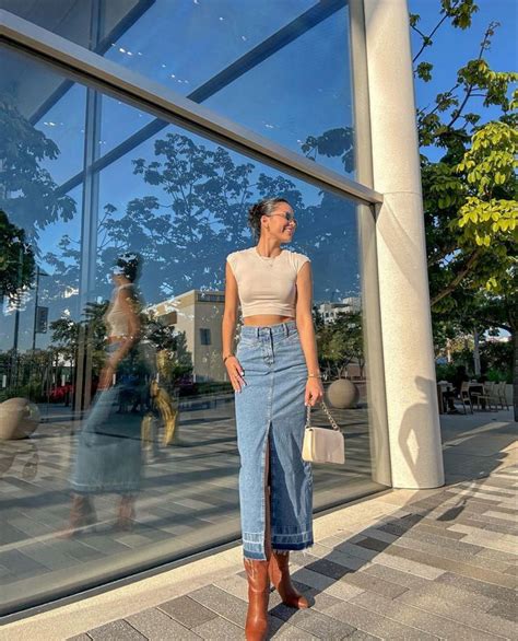 Blackbackstage Adlı Kullanıcının Style Denim Skirts Panosundaki Pin Moda Kıyafetler Tarz Moda