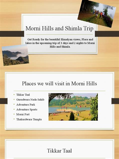 Morni Hills | PDF