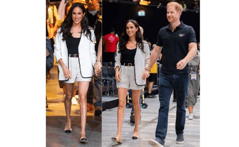 Meghan Markle En Short En Evento P Blico Todo Lo Que Carolina Herrera