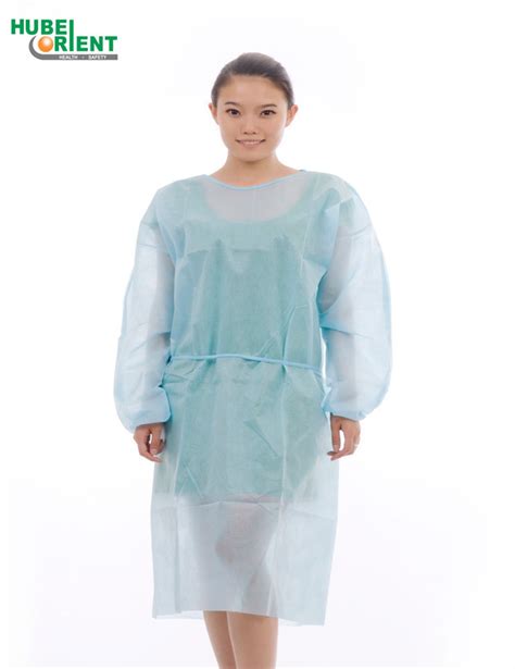 Ce Non Sterile Polypropylene Disposable Isolation Gowns