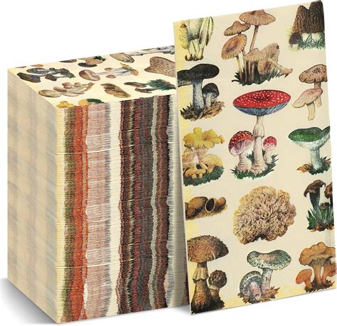 Amazon Pcs Butterfly Mushroom Guest Napkins Ply Disposable