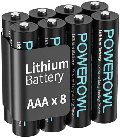 Powerowl Aaa Batteries V Lithium Batteries Triple Aaa Batteries