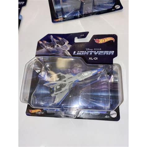 Hot Wheels Toys Hot Wheels Disney Pixar Lightyear Xl Xl Zurg Fighter Ship Purple Grey Lot