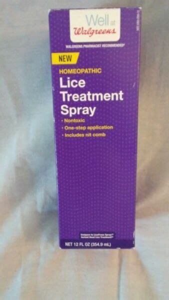 Walgreens Homeopathic Lice Treatment Spray Home Alqu