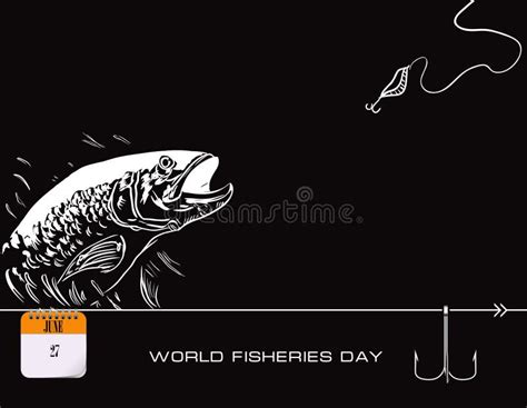 World Fisheries Day Well Crafted Pixel Perfect Vector Thin Line Icons