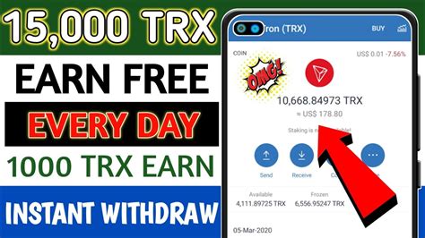 How To Earn Tron Coin Trx Mining Website 🤩 Best Trx Mining Website 🤩