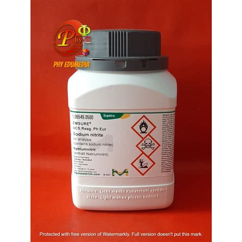 Jual Natrium Nitrite Merck Nano Natrium Nitrit Sodium Nitrit Per