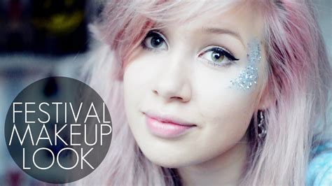 Fun Festival Glitter Makeup Tutorial Youtube