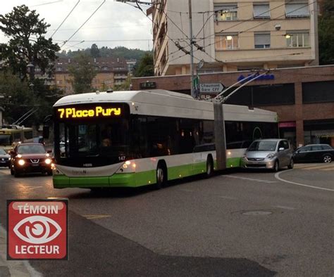 Neuch Tel Accident Entre Un Bus Et Une Voiture