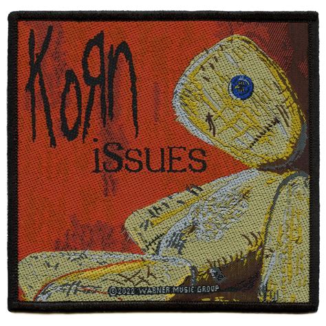 Korn Issues Album Cover Patch Nu Metal 90's Rock Woven Iron on – Patch ...