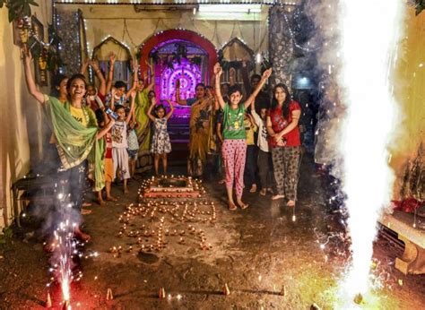 With Crackers And Sweets India Celebrates Ayodhya Bhoomi Pujan